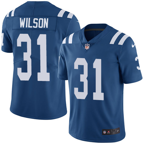 Nike Colts #31 Quincy Wilson Royal Blue Team Color Youth Stitched NFL Vapor Untouchable Limited Jersey