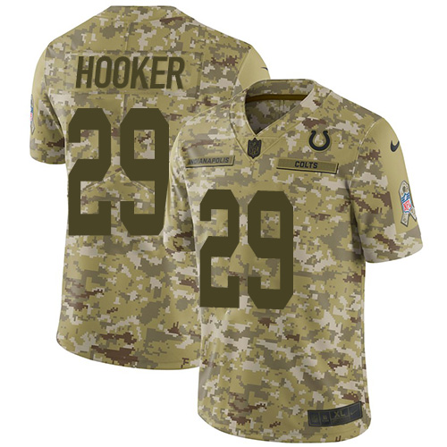 Nike Colts #29 Malik Hooker Camo Youth Stitched NFL Limited 2018 Salute to Service Jersey
