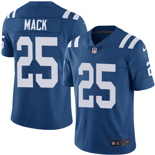 Nike Colts #25 Marlon Mack Royal Blue Team Color Youth Stitched NFL Vapor Untouchable Limited Jersey