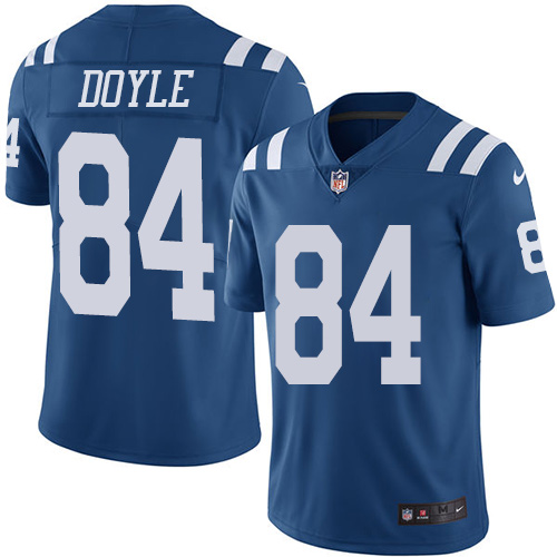 Nike Colts #84 Jack Doyle Royal Blue Youth Stitched NFL Limited Rush Jersey
