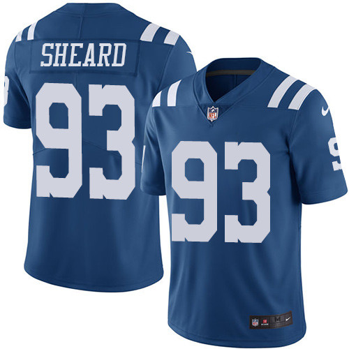 Nike Colts #93 Jabaal Sheard Royal Blue Team Color Youth Stitched NFL Vapor Untouchable Limited Jersey