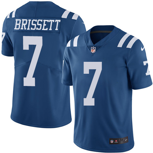 Nike Colts #7 Jacoby Brissett Royal Blue Youth Stitched NFL Limited Rush Jersey