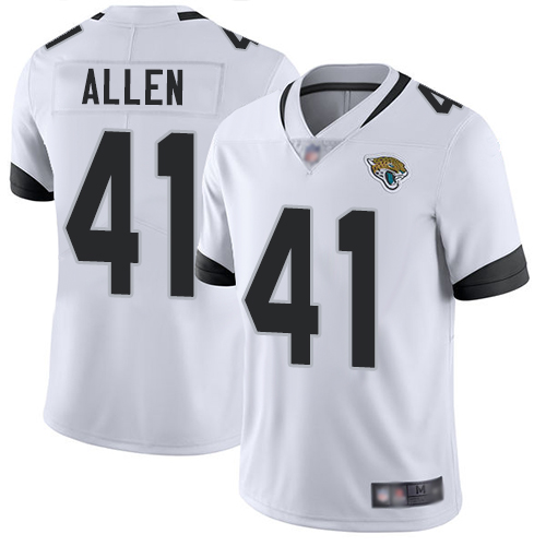 Nike Jaguars #41 Josh Allen White Youth Stitched NFL Vapor Untouchable Limited Jersey