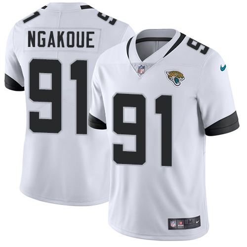 Nike Jaguars #91 Yannick Ngakoue White Youth Stitched NFL Vapor Untouchable Limited Jersey