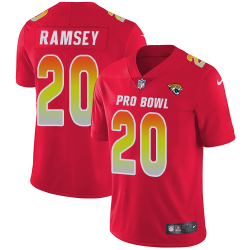 Nike Jaguars #20 Jalen Ramsey Red Youth Stitched NFL Limited AFC 2018 Pro Bowl Jersey