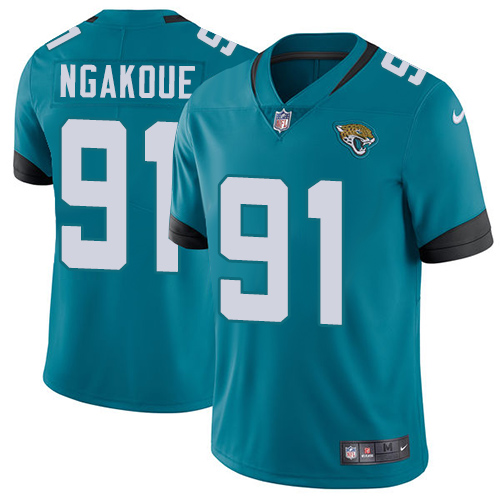 Nike Jaguars #91 Yannick Ngakoue Teal Green Alternate Youth Stitched NFL Vapor Untouchable Limited Jersey