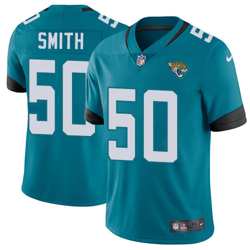 Nike Jaguars #50 Telvin Smith Teal Green Alternate Youth Stitched NFL Vapor Untouchable Limited Jersey
