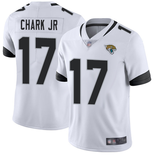 Nike Jaguars #17 DJ Chark Jr White Youth Stitched NFL Vapor Untouchable Limited Jersey