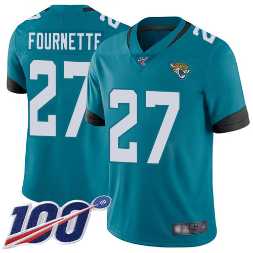 Nike Jaguars #27 Leonard Fournette Teal Green Alternate Youth Stitched NFL 100th Season Vapor Limited Jersey