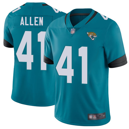 Nike Jaguars #41 Josh Allen Teal Green Alternate Youth Stitched NFL Vapor Untouchable Limited Jersey