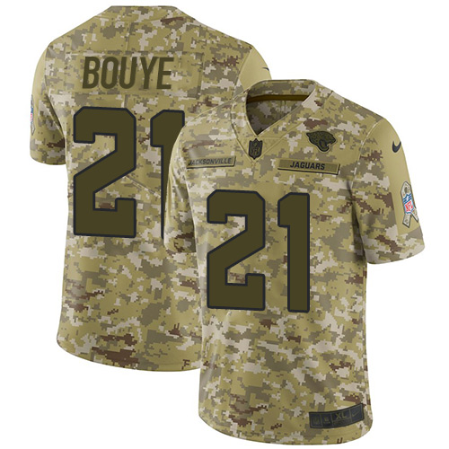 Nike Jaguars #21 A.J. Bouye Camo Youth Stitched NFL Limited 2018 Salute to Service Jersey