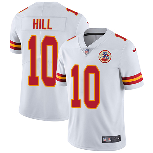 Nike Chiefs #10 Tyreek Hill White Youth Stitched NFL Vapor Untouchable Limited Jersey
