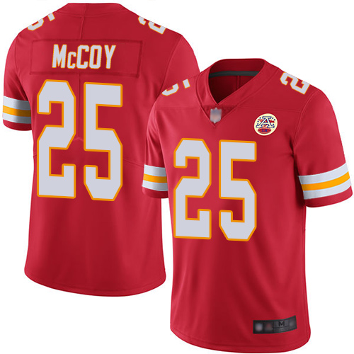 Nike Chiefs #25 LeSean McCoy Red Team Color Youth Stitched NFL Vapor Untouchable Limited Jersey
