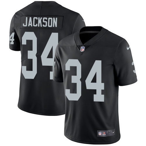 Nike Raiders #34 Bo Jackson Black Team Color Youth Stitched NFL Vapor Untouchable Limited Jersey
