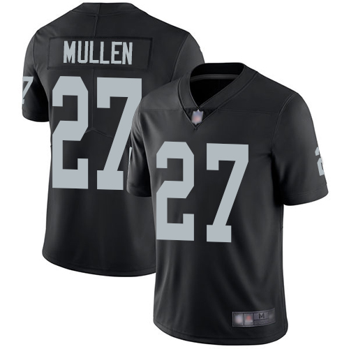 Nike Raiders #27 Trayvon Mullen Black Team Color Youth Stitched NFL Vapor Untouchable Limited Jersey