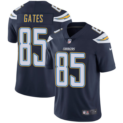 Nike Chargers #85 Antonio Gates Navy Blue Team Color Youth Stitched NFL Vapor Untouchable Limited Jersey