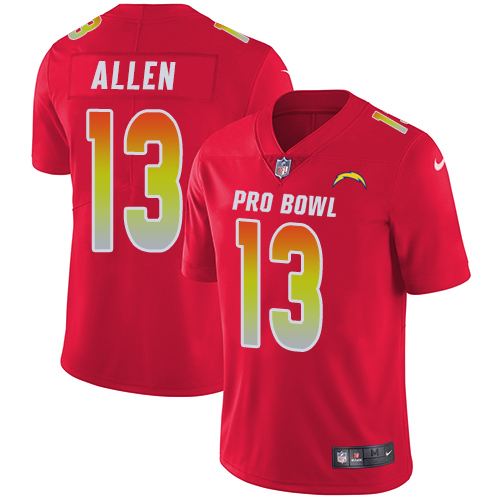 Nike Chargers #13 Keenan Allen Red Youth Stitched NFL Limited AFC 2018 Pro Bowl Jersey