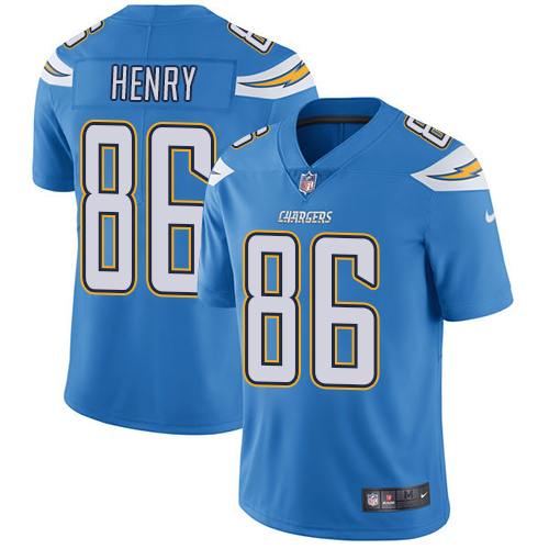 Nike Chargers #86 Hunter Henry Electric Blue Alternate Youth Stitched NFL Vapor Untouchable Limited Jersey