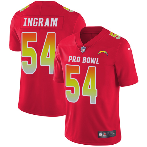 Nike Chargers #54 Melvin Ingram Red Youth Stitched NFL Limited AFC 2019 Pro Bowl Jersey