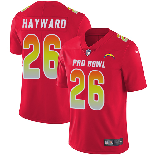 Nike Chargers #26 Casey Hayward Red Youth Stitched NFL Limited AFC 2018 Pro Bowl Jersey