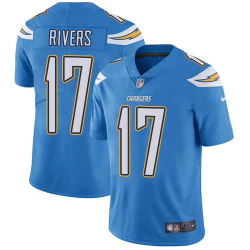 Nike Chargers #17 Philip Rivers Electric Blue Alternate Youth Stitched NFL Vapor Untouchable Limited Jersey