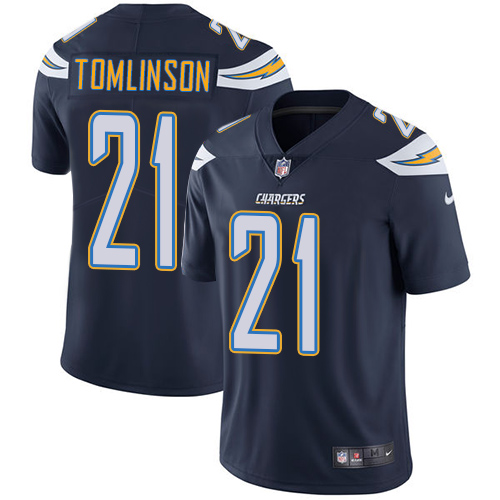 Nike Chargers #21 LaDainian Tomlinson Navy Blue Team Color Youth Stitched NFL Vapor Untouchable Limited Jersey