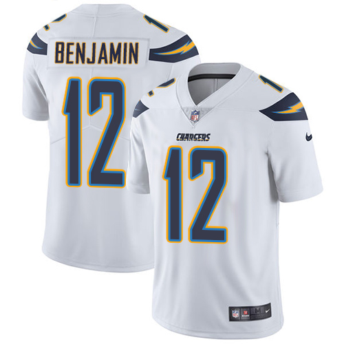 Nike Chargers #12 Travis Benjamin White Youth Stitched NFL Vapor Untouchable Limited Jersey