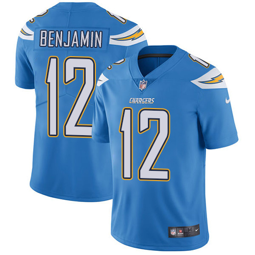 Nike Chargers #12 Travis Benjamin Electric Blue Alternate Youth Stitched NFL Vapor Untouchable Limited Jersey