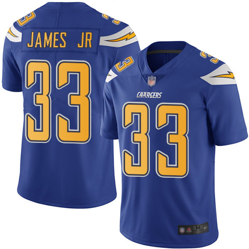 Nike Chargers #33 Derwin James Jr Electric Blue Youth Stitched NFL Limited Rush Jersey