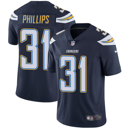 Nike Chargers #31 Adrian Phillips Navy Blue Team Color Youth Stitched NFL Vapor Untouchable Limited Jersey