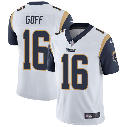 Nike Rams #16 Jared Goff White Youth Stitched NFL Vapor Untouchable Limited Jersey