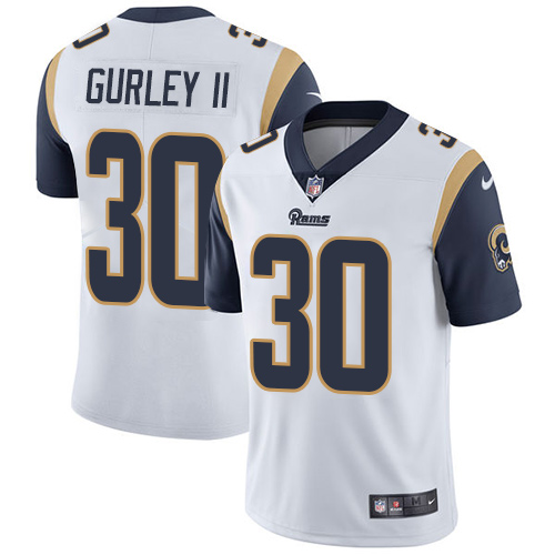 Nike Rams #30 Todd Gurley II White Youth Stitched NFL Vapor Untouchable Limited Jersey