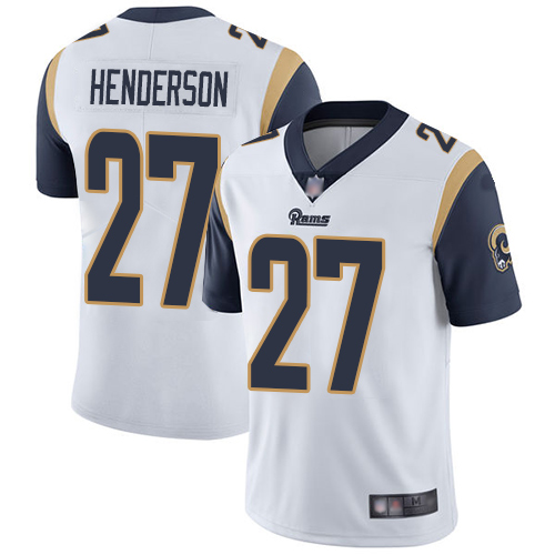 Nike Rams #27 Darrell Henderson White Youth Stitched NFL Vapor Untouchable Limited Jersey