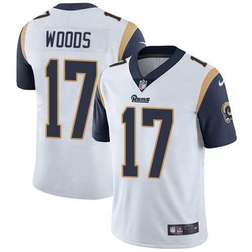 Nike Rams #17 Robert Woods White Youth Stitched NFL Vapor Untouchable Limited Jersey