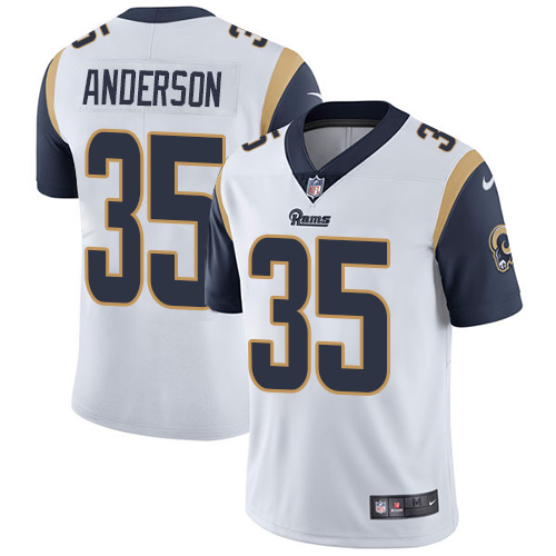 Nike Rams #35 C.J. Anderson White Youth Stitched NFL Vapor Untouchable Limited Jersey
