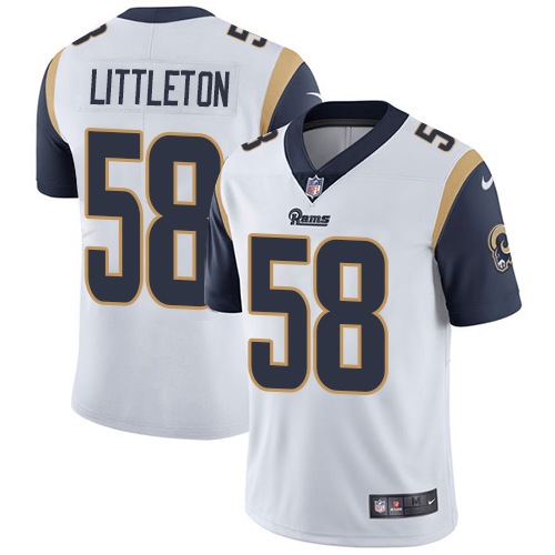 Nike Rams #58 Cory Littleton White Youth Stitched NFL Vapor Untouchable Limited Jersey
