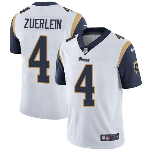 Nike Rams #4 Greg Zuerlein White Youth Stitched NFL Vapor Untouchable Limited Jersey
