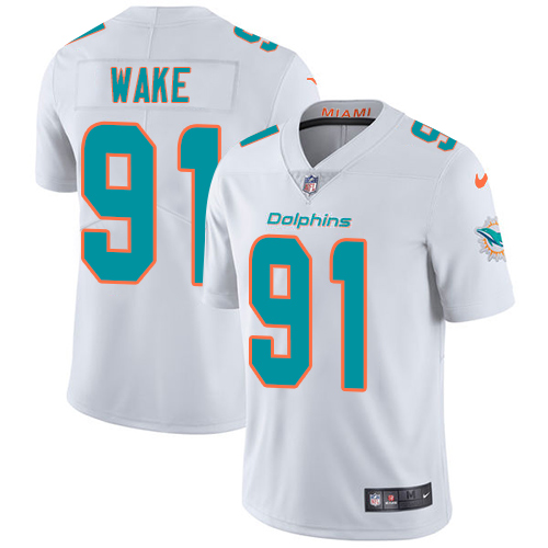 Nike Dolphins #91 Cameron Wake White Youth Stitched NFL Vapor Untouchable Limited Jersey