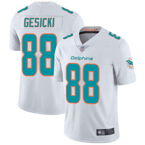 Nike Dolphins #88 Mike Gesicki White Youth Stitched NFL Vapor Untouchable Limited Jersey