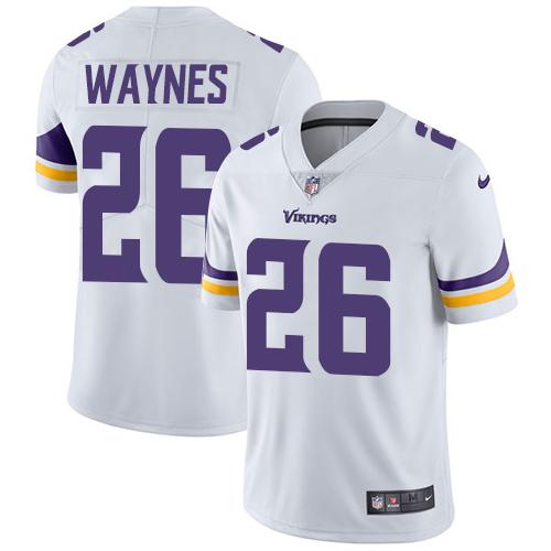 Nike Vikings #26 Trae Waynes White Youth Stitched NFL Vapor Untouchable Limited Jersey