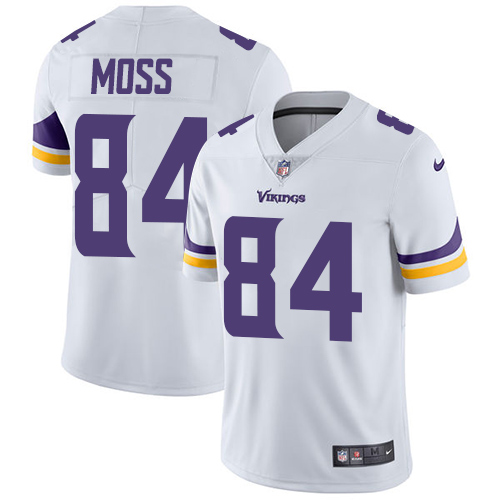 Nike Vikings #84 Randy Moss White Youth Stitched NFL Vapor Untouchable Limited Jersey