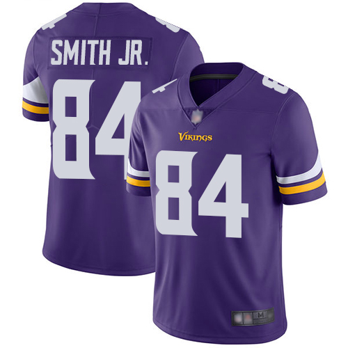Nike Vikings #84 Irv Smith Jr. Purple Team Color Youth Stitched NFL Vapor Untouchable Limited Jersey