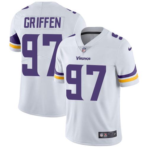 Nike Vikings #97 Everson Griffen White Youth Stitched NFL Vapor Untouchable Limited Jersey