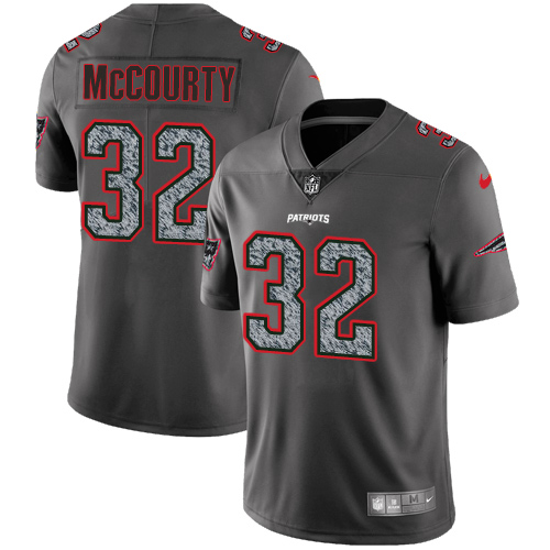 Nike Patriots #32 Devin McCourty Gray Static Youth Stitched NFL Vapor Untouchable Limited Jersey
