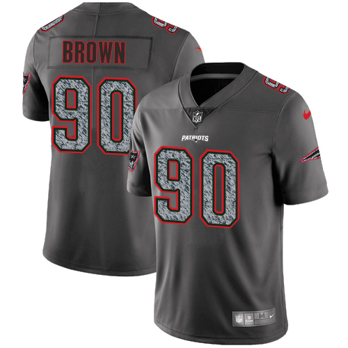 Nike Patriots #90 Malcom Brown Gray Static Youth Stitched NFL Vapor Untouchable Limited Jersey