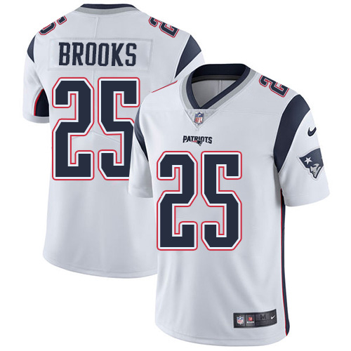 Nike Patriots #25 Terrence Brooks White Youth Stitched NFL Vapor Untouchable Limited Jersey