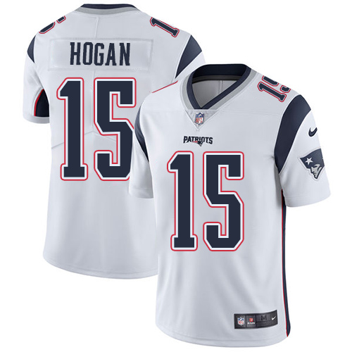 Nike Patriots #15 Chris Hogan White Youth Stitched NFL Vapor Untouchable Limited Jersey