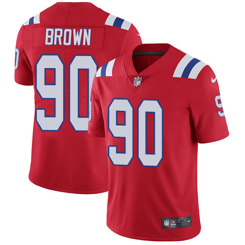 Nike Patriots #90 Malcom Brown Red Alternate Youth Stitched NFL Vapor Untouchable Limited Jersey