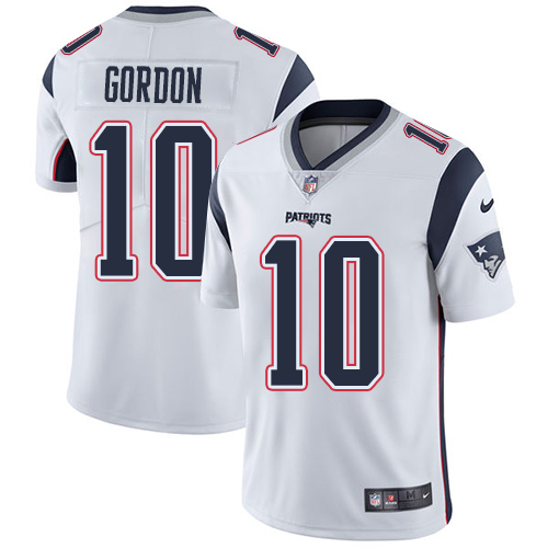 Nike Patriots #10 Josh Gordon White Youth Stitched NFL Vapor Untouchable Limited Jersey