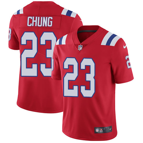 Nike Patriots #23 Patrick Chung Red Alternate Youth Stitched NFL Vapor Untouchable Limited Jersey